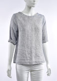SALE  |  Frankie & Mae</p>Tahlia Top</p>(Blue Hash)</p>Available: size X-Small