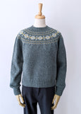 Harley of Scotland</p>Supersoft North Star Crew Neck Sweater</p>(Graphite Green)