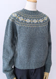 Harley of Scotland</p>Supersoft North Star Crew Neck Sweater</p>(Graphite Green)