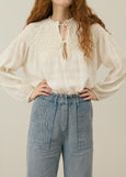 Louise Misha</p>Nicoletta Blouse</p>(Snow)