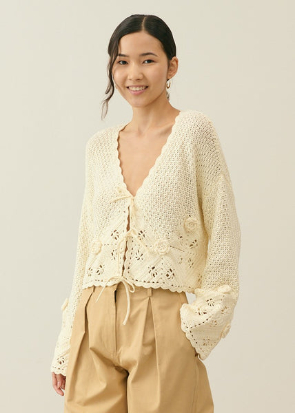 Louise Misha</p>Molly Cardigan</p>(Cream)