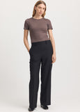Toorallie</p>Straight Wool Trouser</p>(Black)