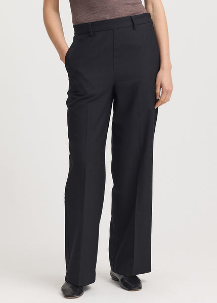 Toorallie</p>Straight Wool Trouser</p>(Black)