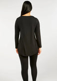 Tani</p>Cara Long Sleeve Top</p>(Black)
