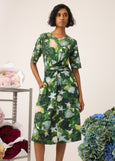 Nancybird</p>Terra Short Sleeve Wrap Dress</p>(Garden)
