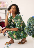 Nancybird</p>Terra Short Sleeve Wrap Dress</p>(Garden)