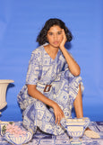 Nancybird</p>Mona Short Sleeve Dress</p>(Lyon Tile)