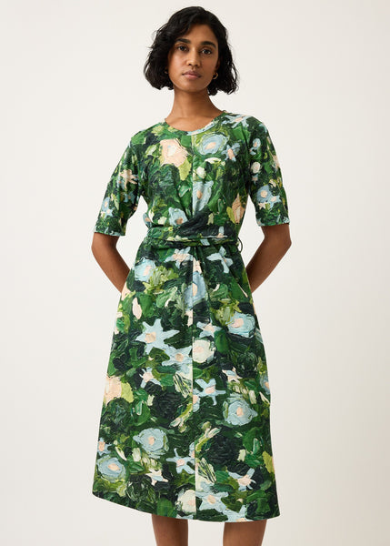 Nancybird</p>Terra Short Sleeve Wrap Dress</p>(Garden)