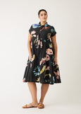 Nancybird</p>Maja Dress</p>(Watercolour Charcoal)