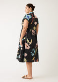 Nancybird</p>Maja Dress</p>(Watercolour Charcoal)
