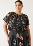 Nancybird</p>Daphne Top</p>(Watercolour Charcoal)
