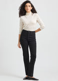 Toorallie</p>High Rise Straight Leg Jean</p>(Black)