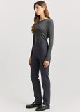 Toorallie</p>High Rise Straight Jean</p>(Blue Stone)
