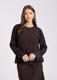 SALE  |  TWO-T's</p>Bark Print Top</p>(Bark Print)</p>Available: 8, 10, 12 & 14