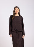 SALE  |  TWO-T's</p>Bark Print Top</p>(Bark Print)</p>Available: 8, 10, 12 & 14