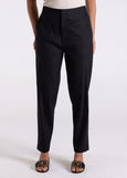 TWO-T's</p>Linen Viscose 7/8 Pant</p>(Black)