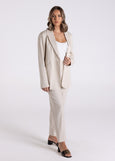 TWO-T's</p>Linen Viscose 7/8 Pant</p>(Natural)