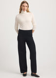 Toorallie</p>Wide Leg Knit Pant</p>(Black)