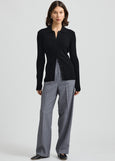 SALE  |  Toorallie</p>Fine Rib Shirt</p>(Black)</p>Available: size 16