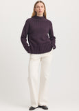 SALE  |  Toorallie</p>Wide Rib Mock Neck</p>(Sumak)</p>Available: size 14