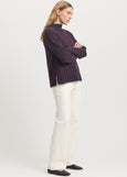 SALE  |  Toorallie</p>Wide Rib Mock Neck</p>(Sumak)</p>Available: size 14