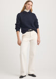 SALE  |  Toorallie</p>Textured Stitch Funnel</p>(French Navy)</p>Available: size 8, 12 & 14