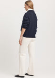 SALE  |  Toorallie</p>Textured Stitch Funnel</p>(French Navy)</p>Available: size 8, 12 & 14