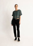 TWObyTWO</p>Tanya Top</p>(Dark Green)