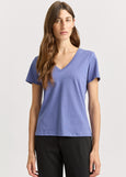 Toorallie</p>V Neck Tee</p>(Denim Blue)