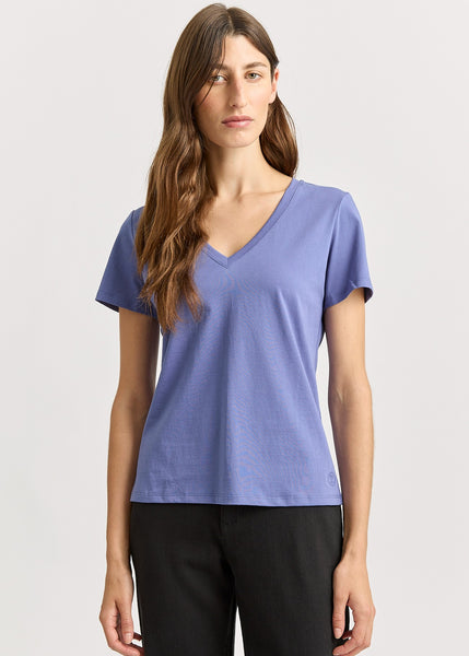 Toorallie</p>V Neck Tee</p>(Denim Blue)