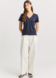 Toorallie</p>V Neck Tee</p>(Navy)
