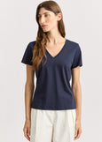 Toorallie</p>V Neck Tee</p>(Navy)