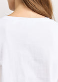 Toorallie</p>V Neck Tee</p>(White)