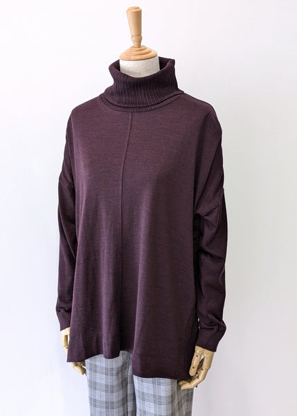 SALE  |  Foil</p>Funnel Of Love Sweater</p>(Dark Cherry Marl)</p>Available: X-Small & X-Large
