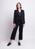 SALE | Foil</p>By The Book Blazer</p>(Black)</p>Available: size 8
