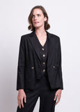 SALE | Foil</p>By The Book Blazer</p>(Black)</p>Available: size 8