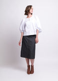 Foil</p>Stud Muffin Skirt</p>(Black)