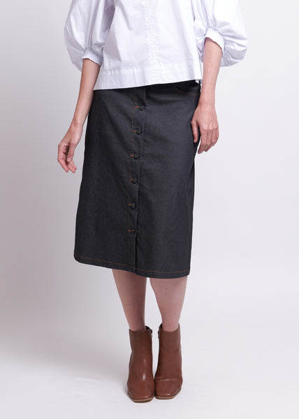 Foil</p>Stud Muffin Skirt</p>(Black)