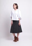 Foil</p>Stud Muffin Skirt</p>(Black)
