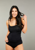 Tani</p>Shoe String Singlet</p>(Black, Nude)