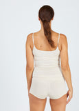 Tani</p>Shoe String Singlet</p>(Black, Nude)