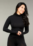 Tani</p>Long Sleeve Turtle Neck Top</p>(Black, Navy)