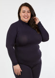 Tani</p>Long Sleeve Turtle Neck Top</p>(Black, Navy)