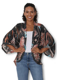 Artist Scarf Collection</p>Silk Kimono</p>(PUZZLE BLOOM - Giulio Iurissevich)