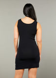 Tani</p>Scoop Long Tank / Dress</p>(Black)