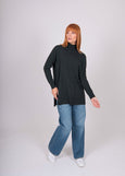 Mae</p>Turtle Neck Tunic</p>(Forest)