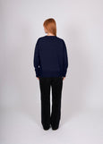 Mae</p>Relaxed Boxy Pullover</p>(Navy)