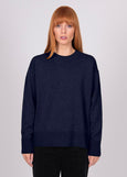 Mae</p>Relaxed Boxy Pullover</p>(Navy)