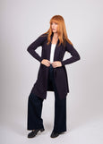 Mae</p>Emily Edge to Edge Cardigan</p>(Plum)