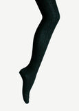 Lamington</p>Merino Cable Knit Tights</p>(Black)